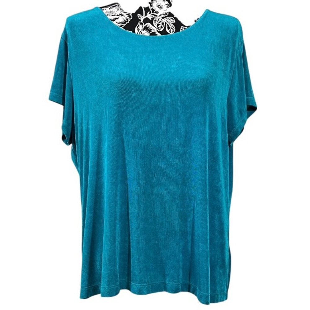 White Stag Teal Short Sleeve Top